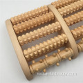 5row Wood Foot Massager Roller